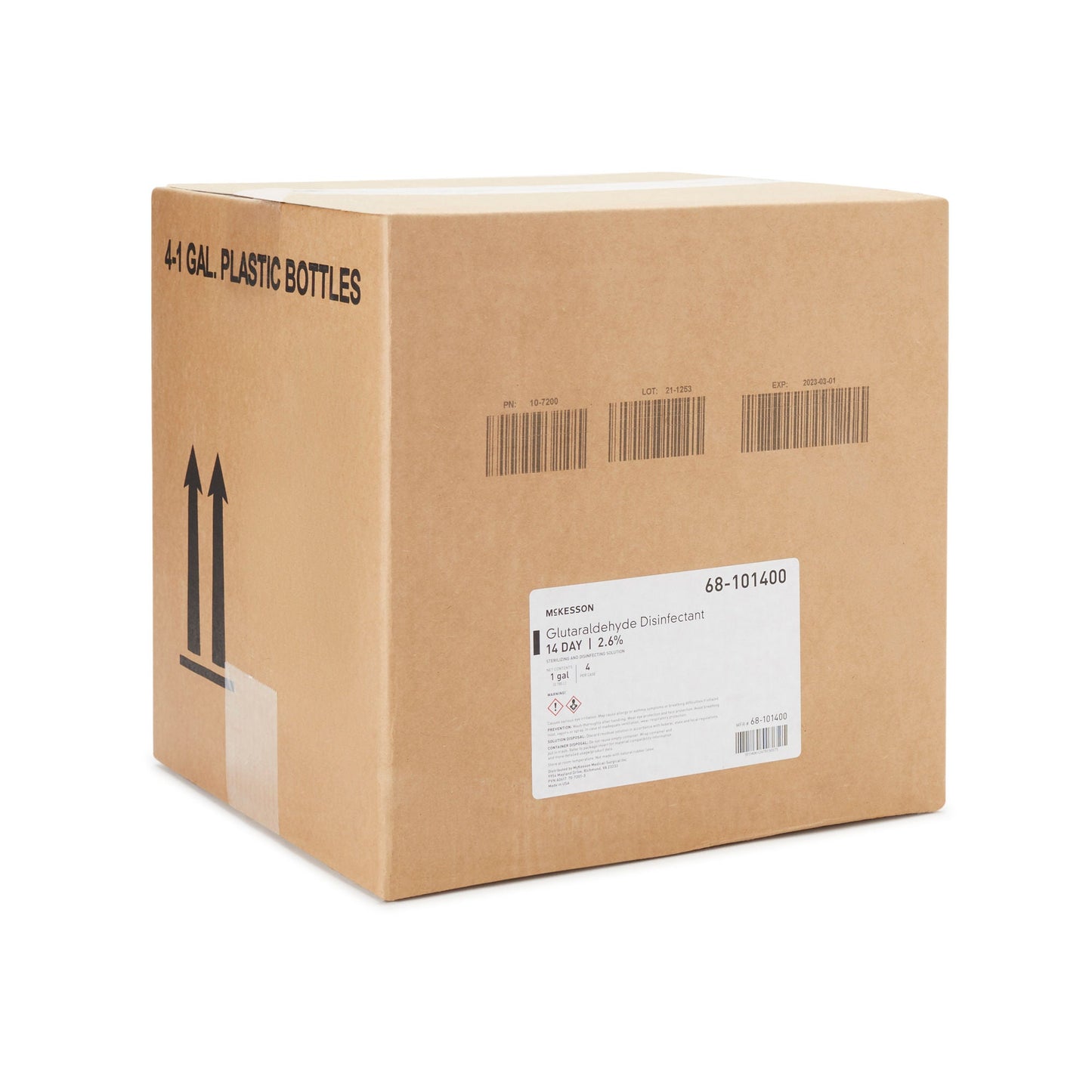 McKesson Glutaraldehyde High Level Disinfectant, 1-gallon Jug - view 3