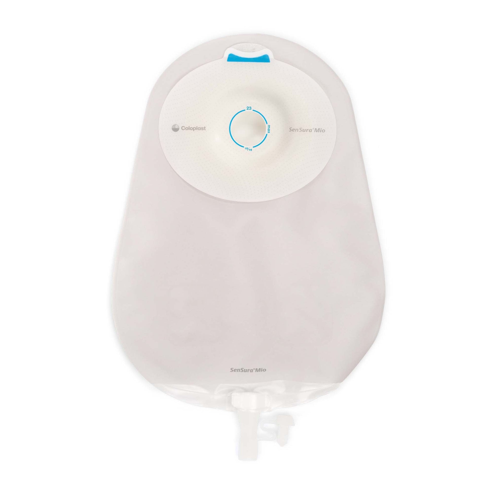 SenSura® Mio Convex Deep 1-Piece Transparent Urostomy Pouch, Stoma