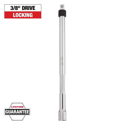 Milwaukee 3/8" Drive 10" Locking Extension 43-24-9305 | 3/8 in Drive, Chrome Vanadium Steel