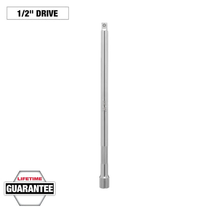 Milwaukee 1/2" Drive 15" Extension 43-24-9110 | 1/2 in Drive, Chrome Vanadium Steel