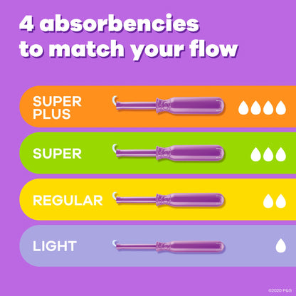 Tampax® Radiant Tampons Regular Absorbency Unscented