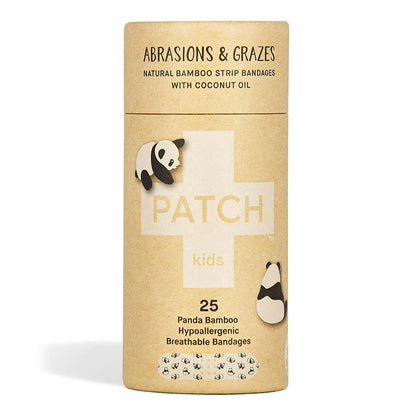 Patch™ Kids (Panda Design) Adhesive Strip with Coconut Oil, ¾ x