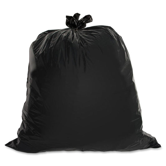 Inteplast Trash Bag 0.65 mil Black Star Seal Bottom Coreless Roll