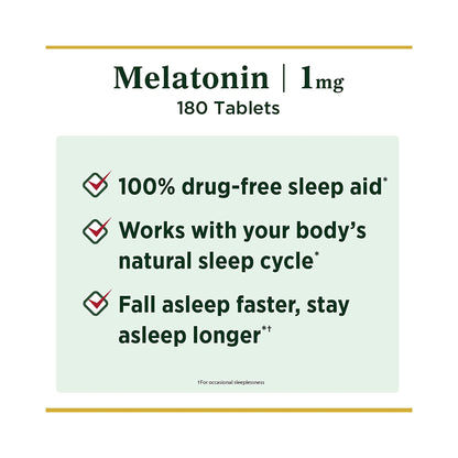 Nature's Bounty® Melatonin Natural Sleep Aid