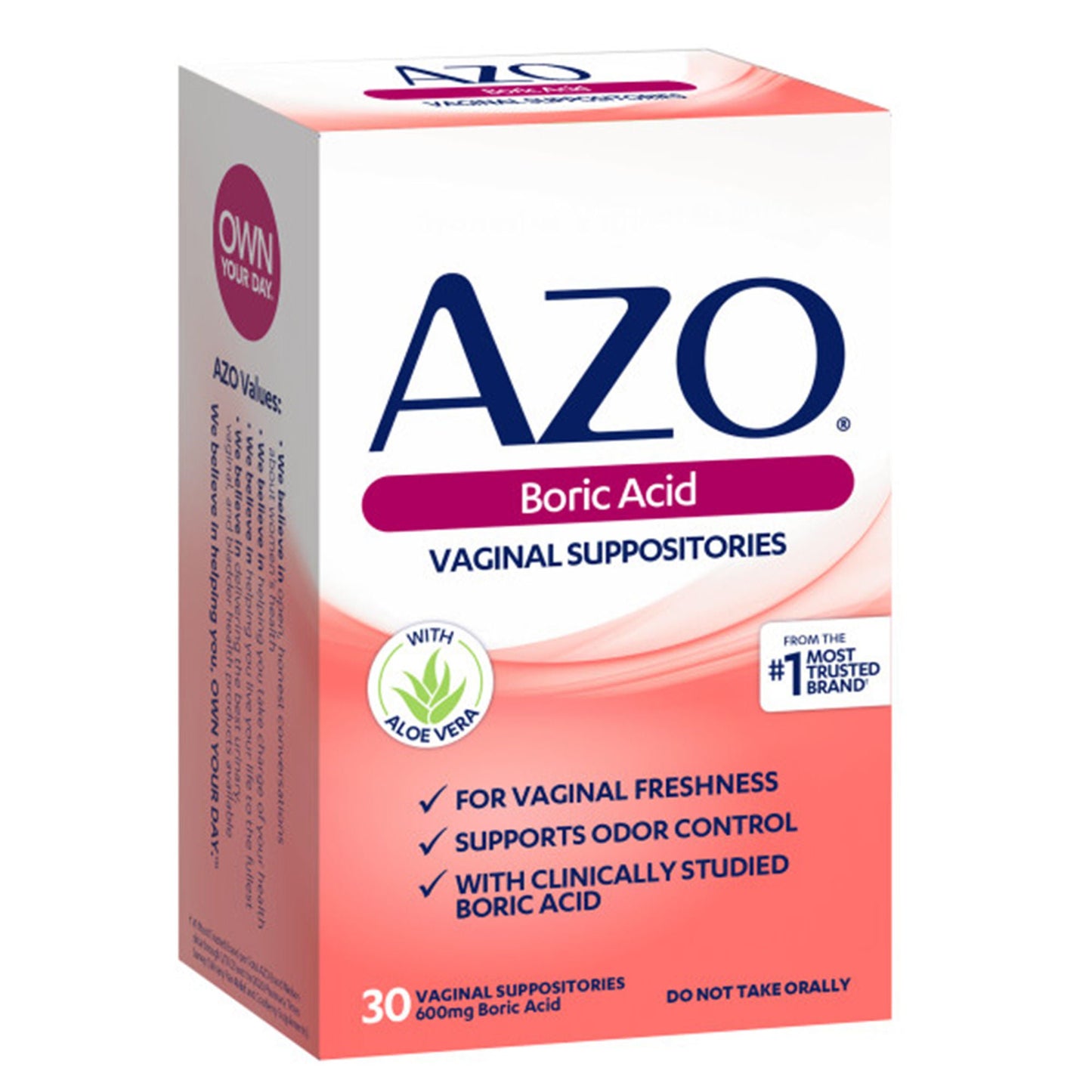 Dietary Supplement Boric Acid 600 mcg Strength Suppository