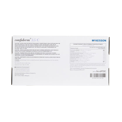 McKesson Confiderm® 3.5C Nitrile Exam Gloves, Blue - view 7