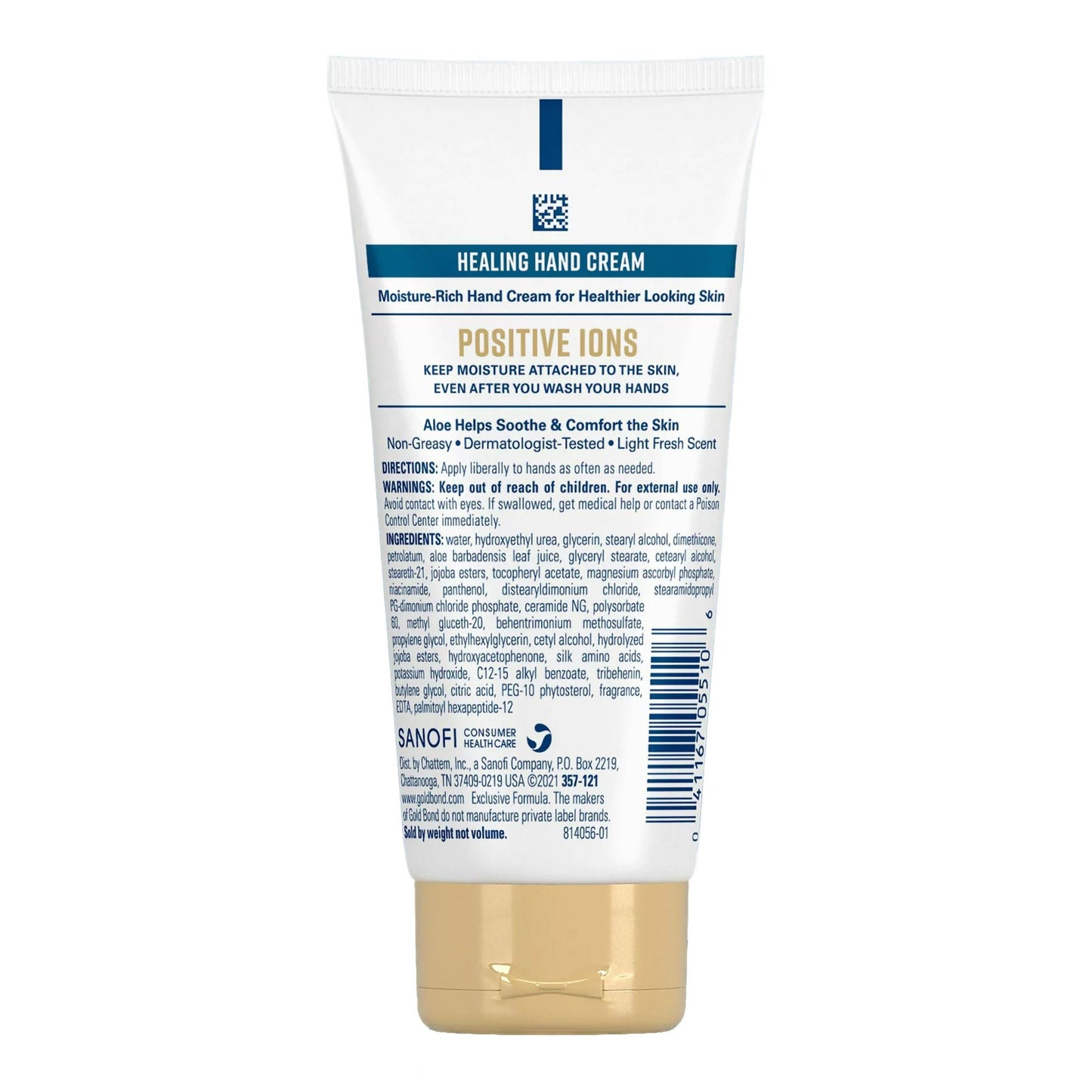 Gold Bond® Healing Hand Cream with Aloe for Dry to Extra Dry Skin, Tube