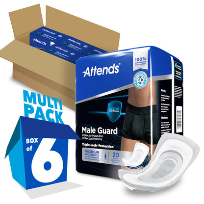 Attends® Discreet Men's Guard, Level 3, 12.5-Inch Length