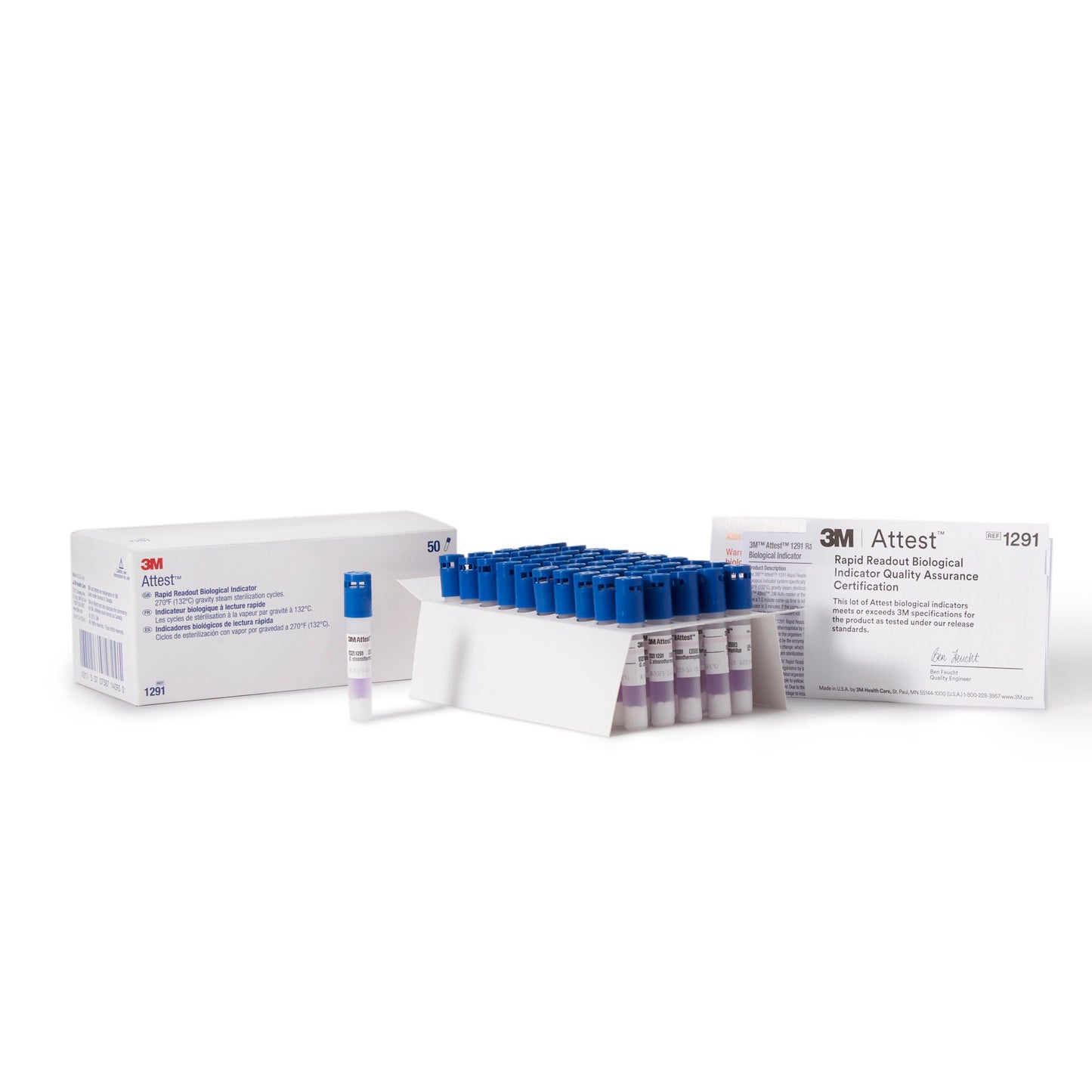 3M™ Attest™ Rapid Readout Sterilization Biological Indicator Vial