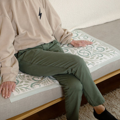 Boom Home Medical Flourish Ultra Absorbent Underpads, Sage Green
