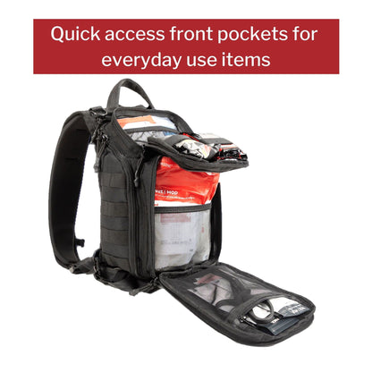 My Medic Recon First Aid Kit Backpack with Emergency Medical Supplies - Red