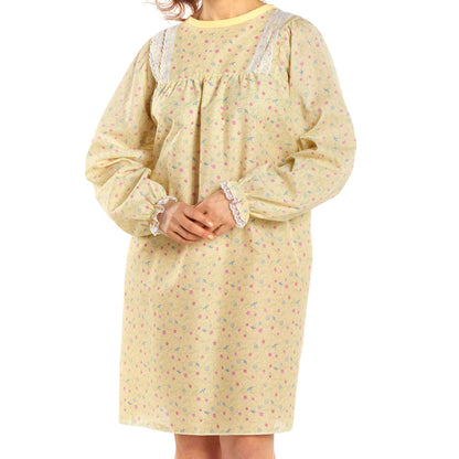 Snap Wrap™ Patient Exam Gown, Yellow Floral Print
