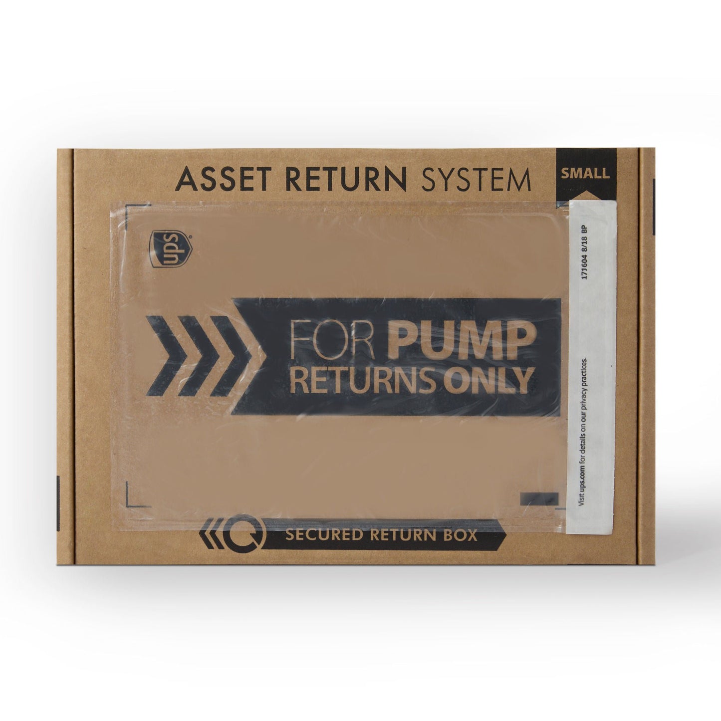 Sharps Compliance Pump Return Box, Small