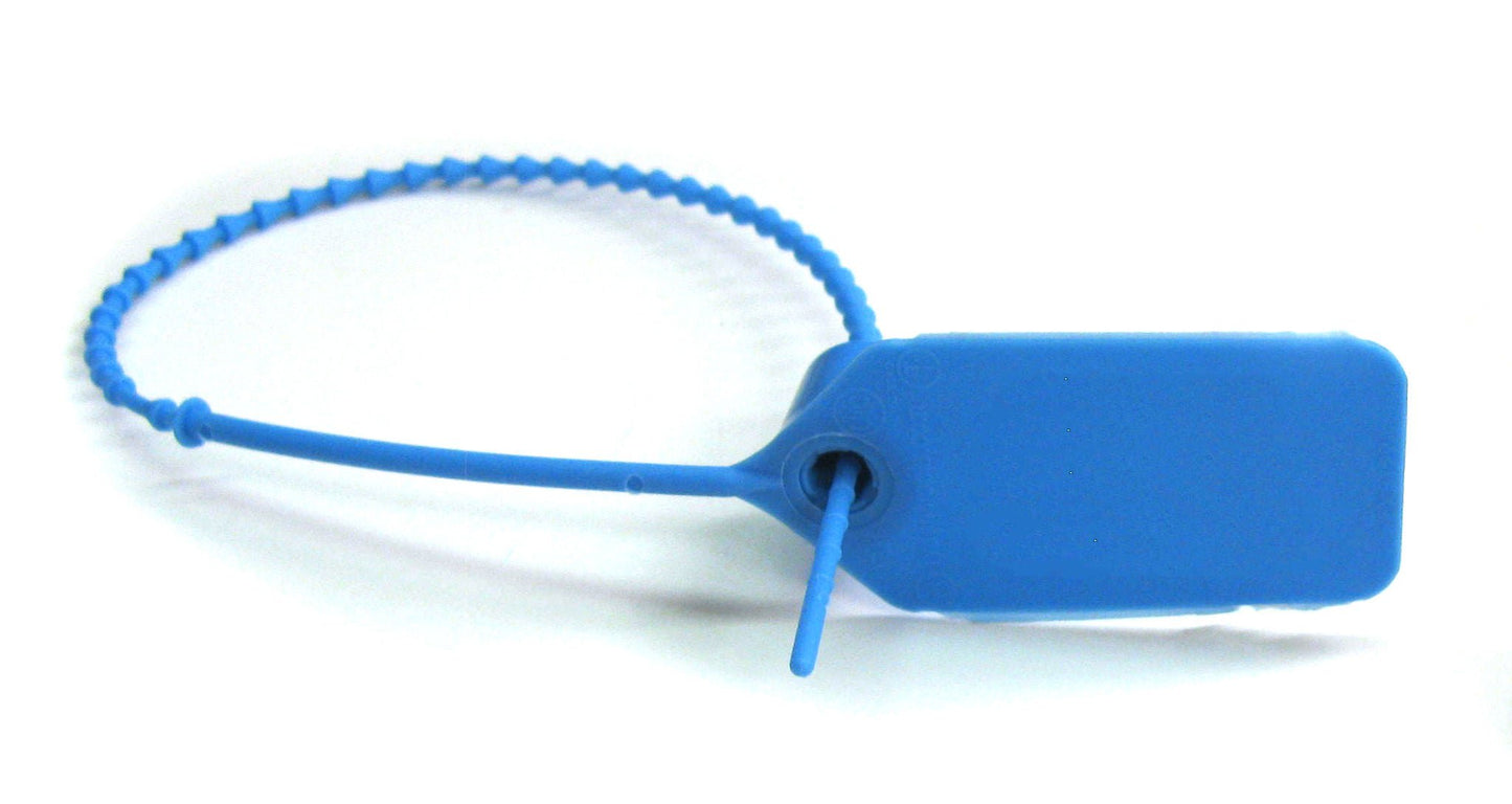 Pull-Tight Loks Tamper Evident Seal UnNumbered Blue Plastic 9 Inch
