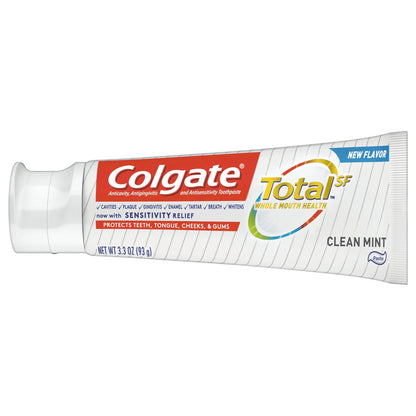 Colgate Total Toothpaste, Clean Mint Flavor, Tube