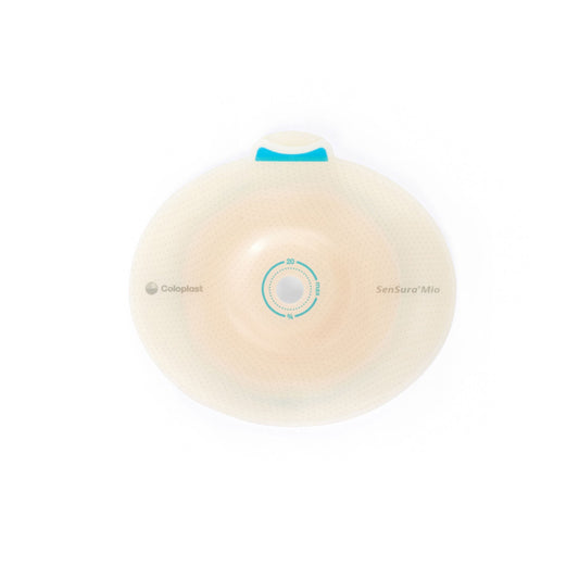 SenSura® Mio Flex Convex Light Barrier, Stoma Opening, Red Color Match