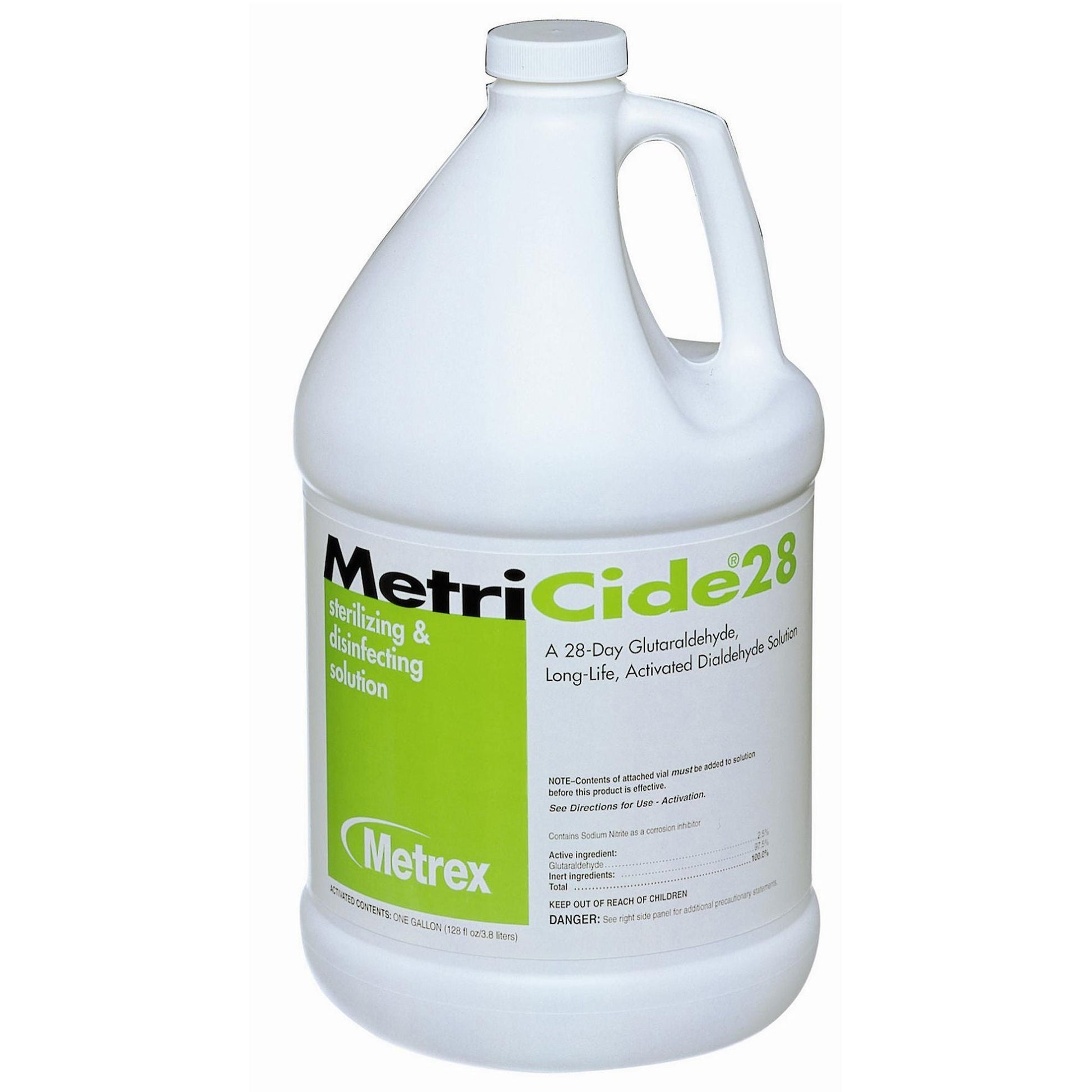 MetriCide® 28 Glutaraldehyde High-Level Disinfectant, 1 gal Jug – Case of 4