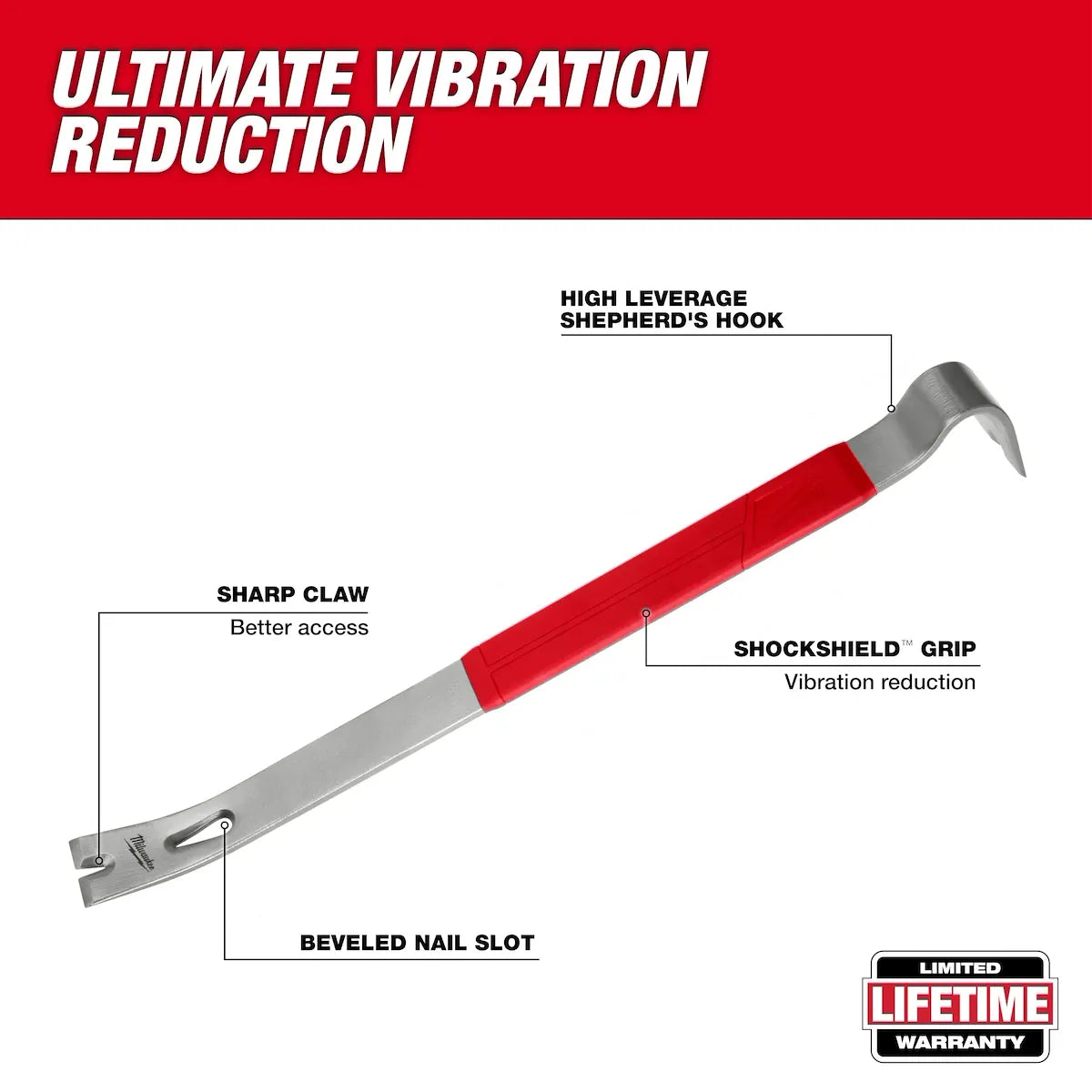 Milwaukee 21" Pry Bar 48-22-9042 | Forged Steel