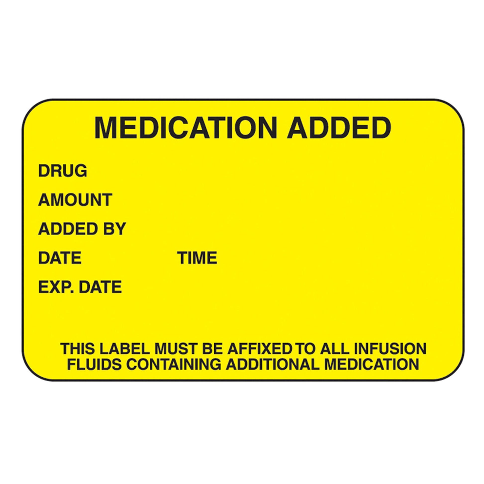Indeed Medication Instruction Advisory Label