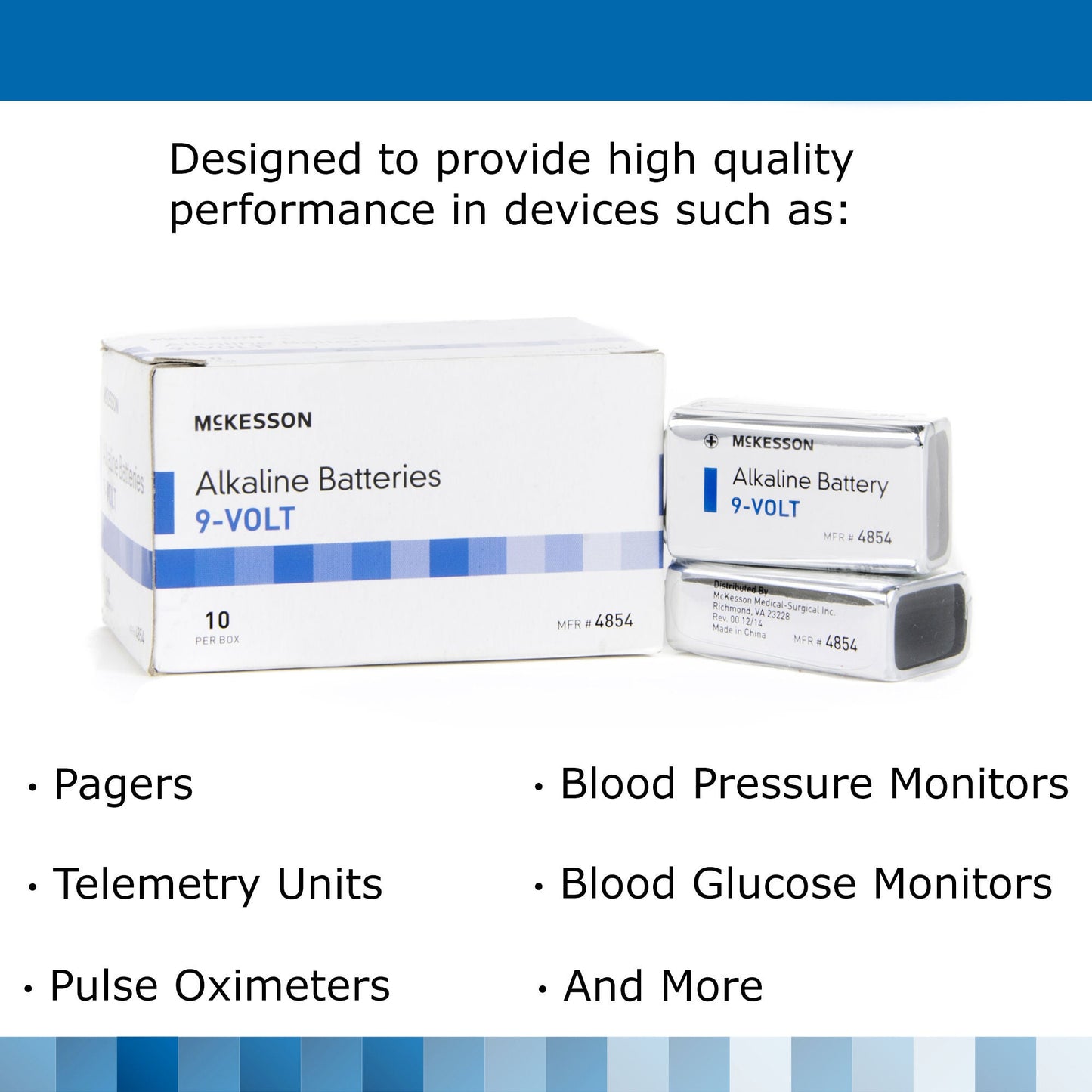 McKesson Alkaline Battery, 9V Cell