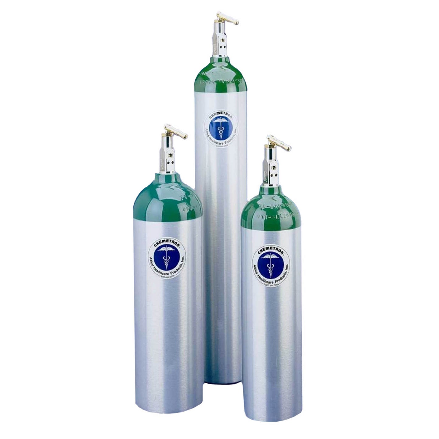 Chemetron Oxygen Cylinder (Empty) Size E Aluminum