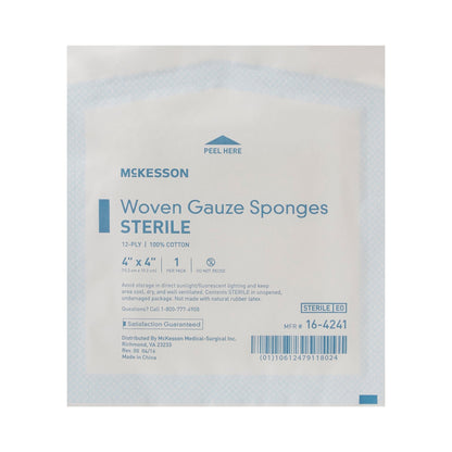McKesson Sterile Gauze Sponge, 12-Ply