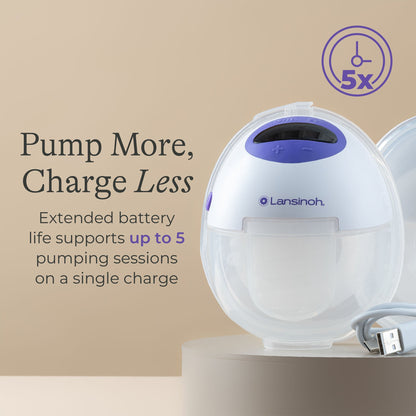 DiscreetDuo Flow Wearable Electric Breast Pump