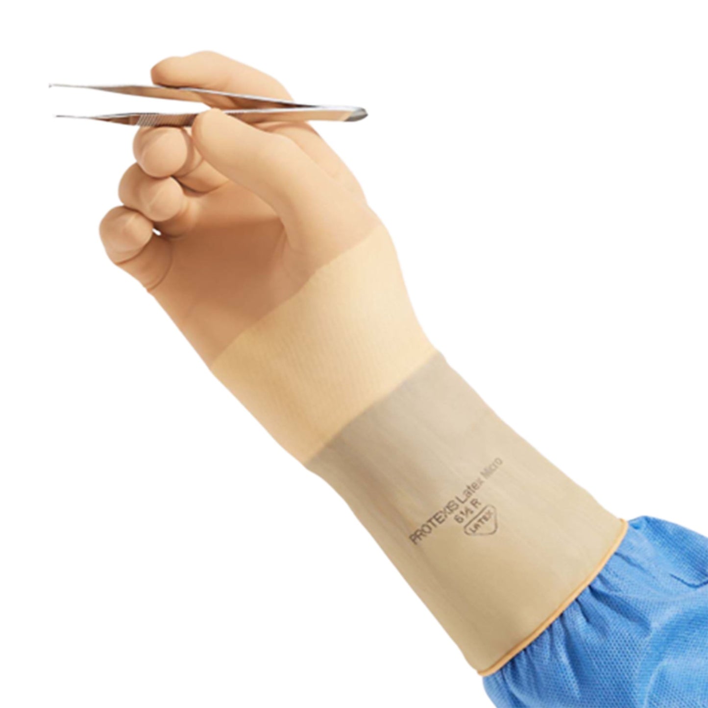 Sterile Protexis™ Latex Micro Latex Surgical Gloves, Light Brown - view 8