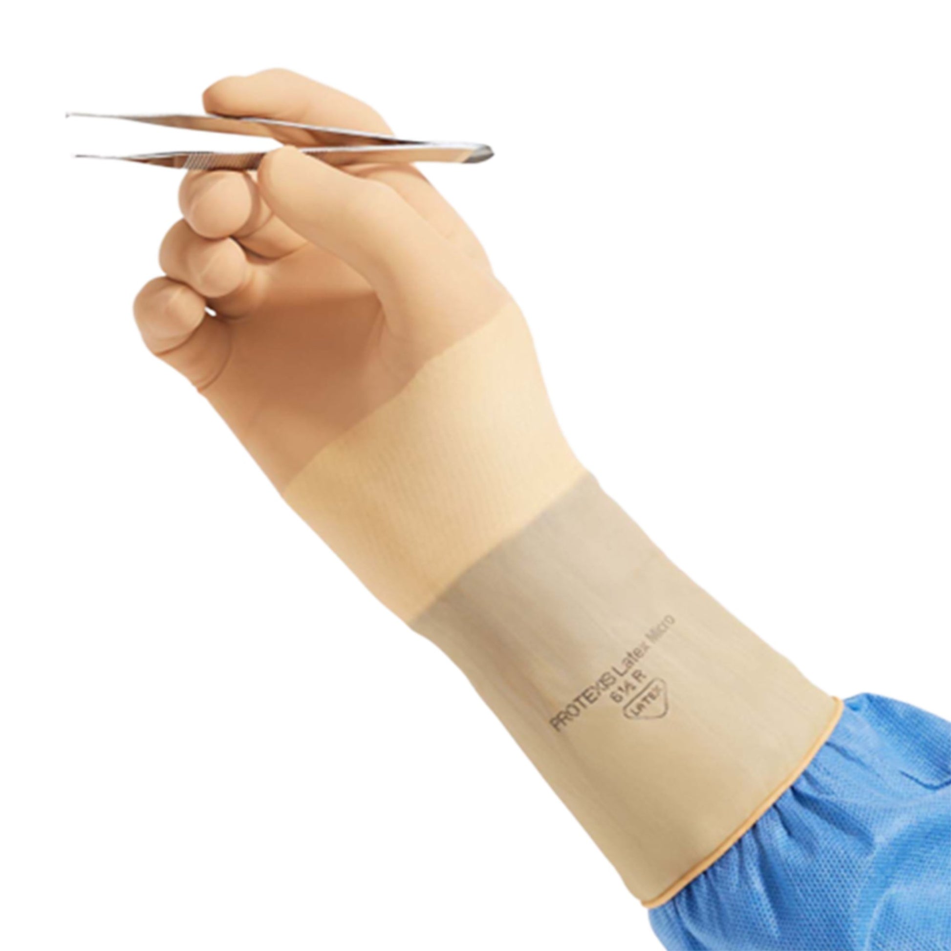 Sterile Protexis™ Latex Micro Latex Surgical Gloves, Light Brown - view 8