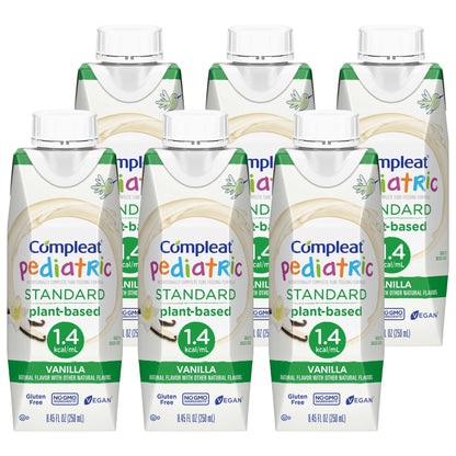 Compleat® Pediatric Standard Plant-Based 1.0 Cal Tube Feed Formula, Vanilla