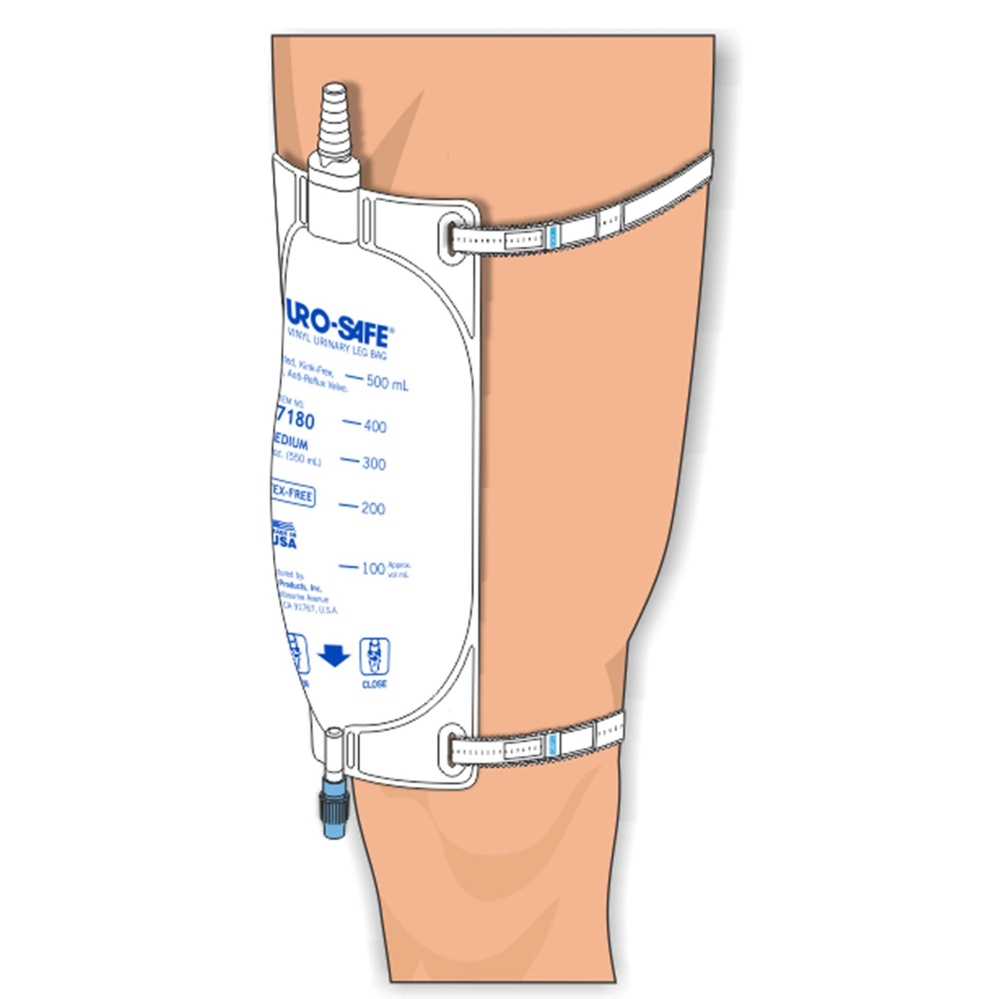 Urocare® Leg Bag Strap for use with or smaller Urinary Leg Bags