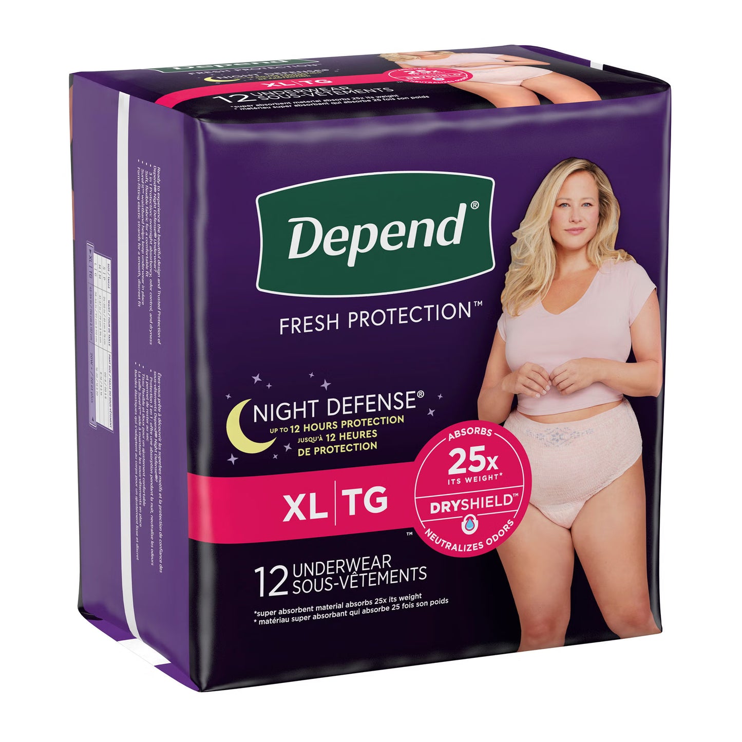 Depend® Night Defense® Women's Absorbent Underwear