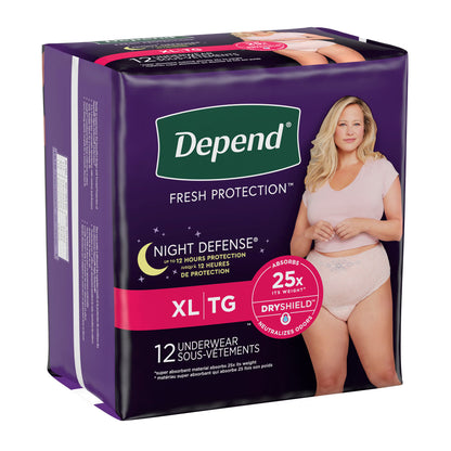 Depend® Night Defense® Women's Absorbent Underwear