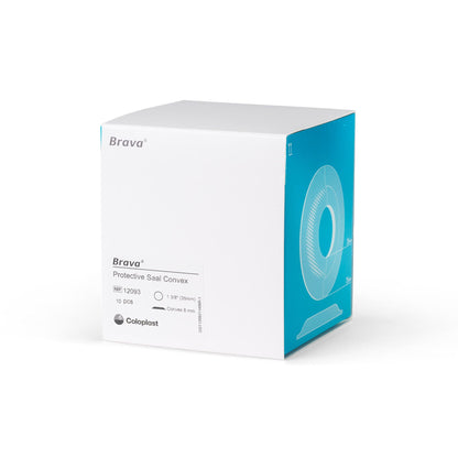 Brava Ostomy Seal Convex, Starter Hole (35mm) For Use with Ostomy Pouch
