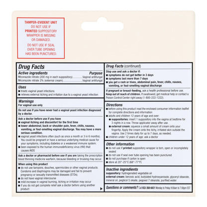 Foster & Thrive™ 2% Miconazole Nitrate Vaginal Antifungal Kit