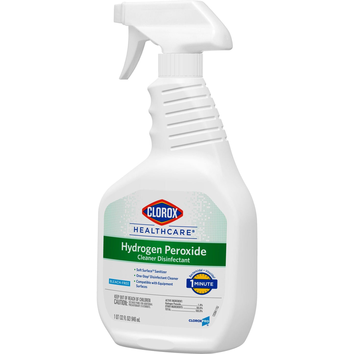 Clorox Healthcare® Hydrogen Peroxide Cleaner Disinfectant, Spray Bottle