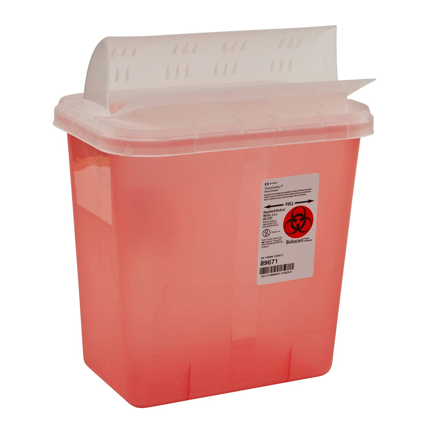 SharpSafety™ Multi-purpose Sharps Container, 2 Gallon
