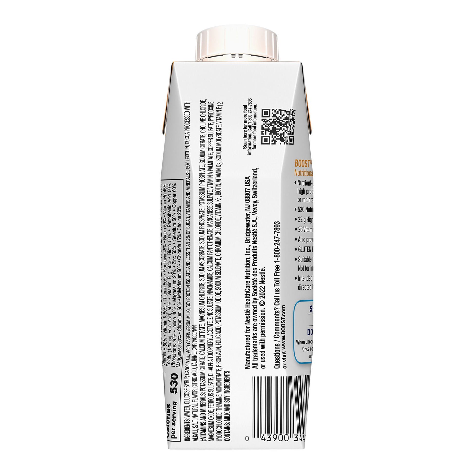 Boost® Very High Calorie Chocolate Nutritional Drink, carton