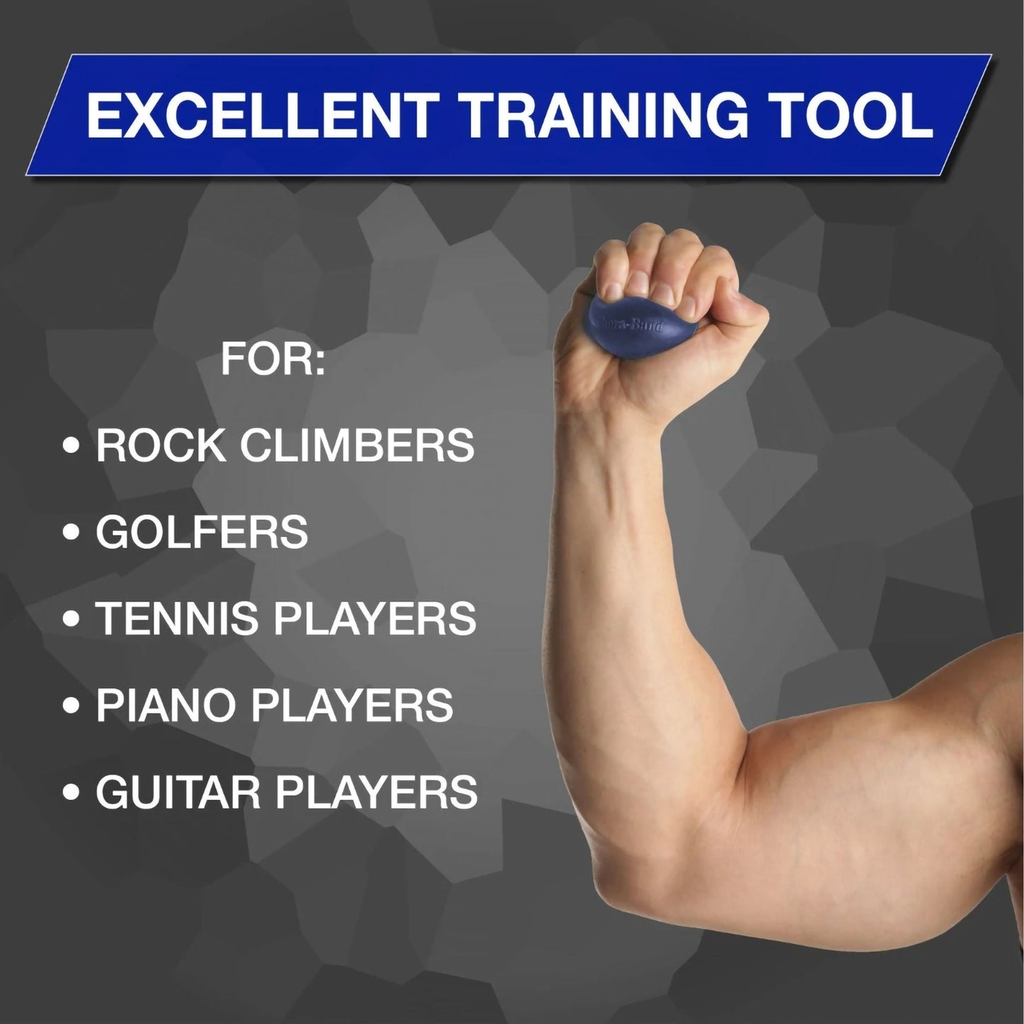 TheraBand Hand Exerciser, Regular Size, Heavy Resistance