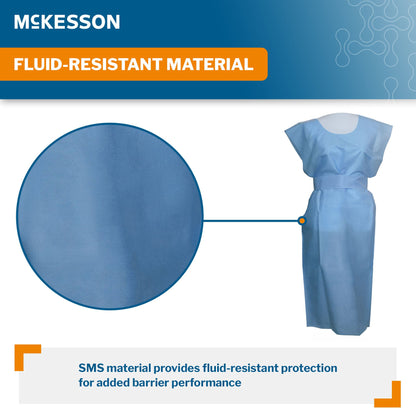 McKesson SMS Fluid Resistant Exam Gown, Extra Large
