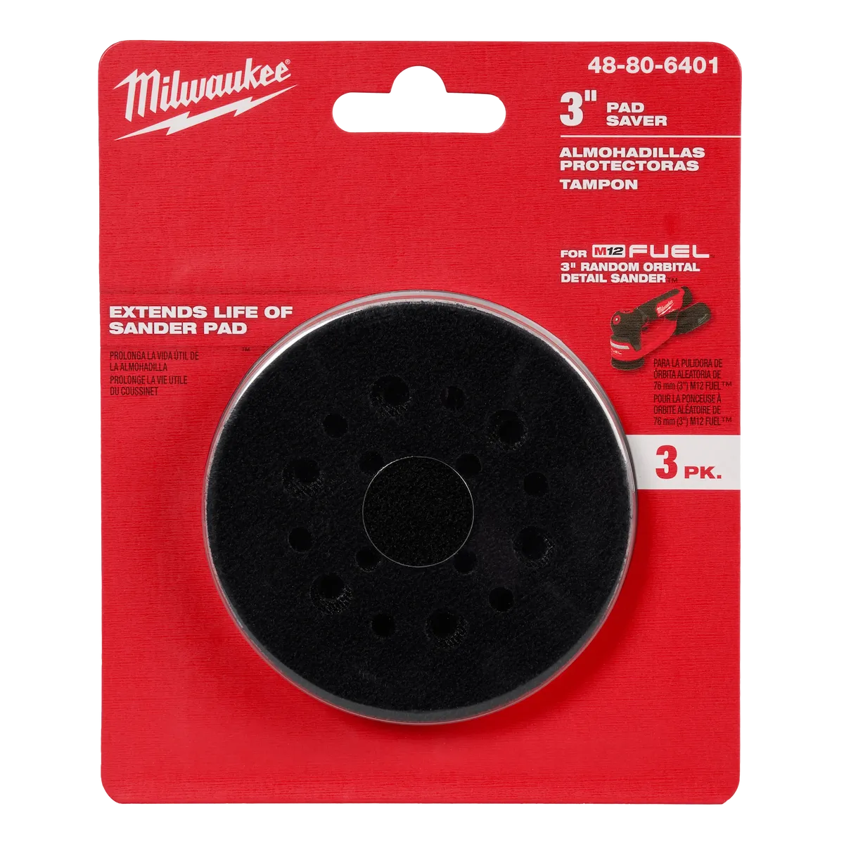 Milwaukee 3" Pad Saver 48-80-6401