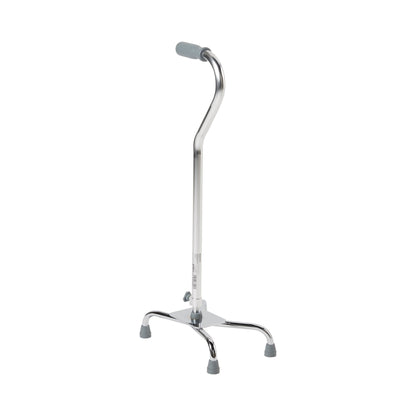 McKesson Steel Chrome Offset Quad Cane, 29 – 37.5 Inch