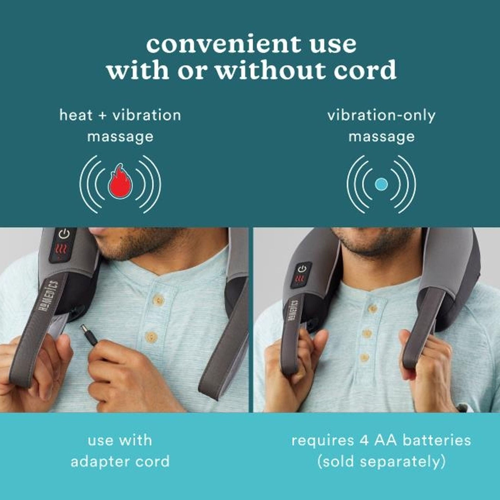 Homedics® Pro Therapy Vibration Neck Massager with Soothing Heat