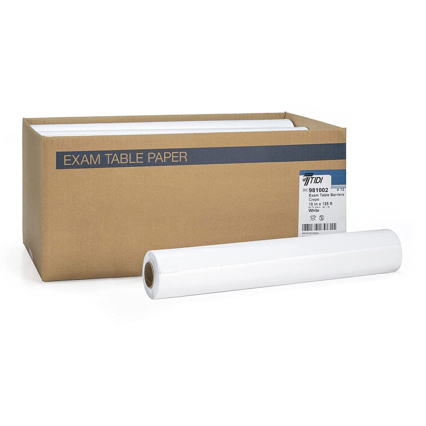 Tidi® Everyday Crepe Table Paper, White