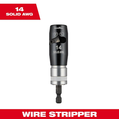 Milwaukee 14 Solid AWG Wire Stripper 48-32-6404 | Aluminum