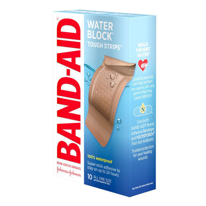 Band-Aid® Water Block Tough Strips Adhesive Bandages