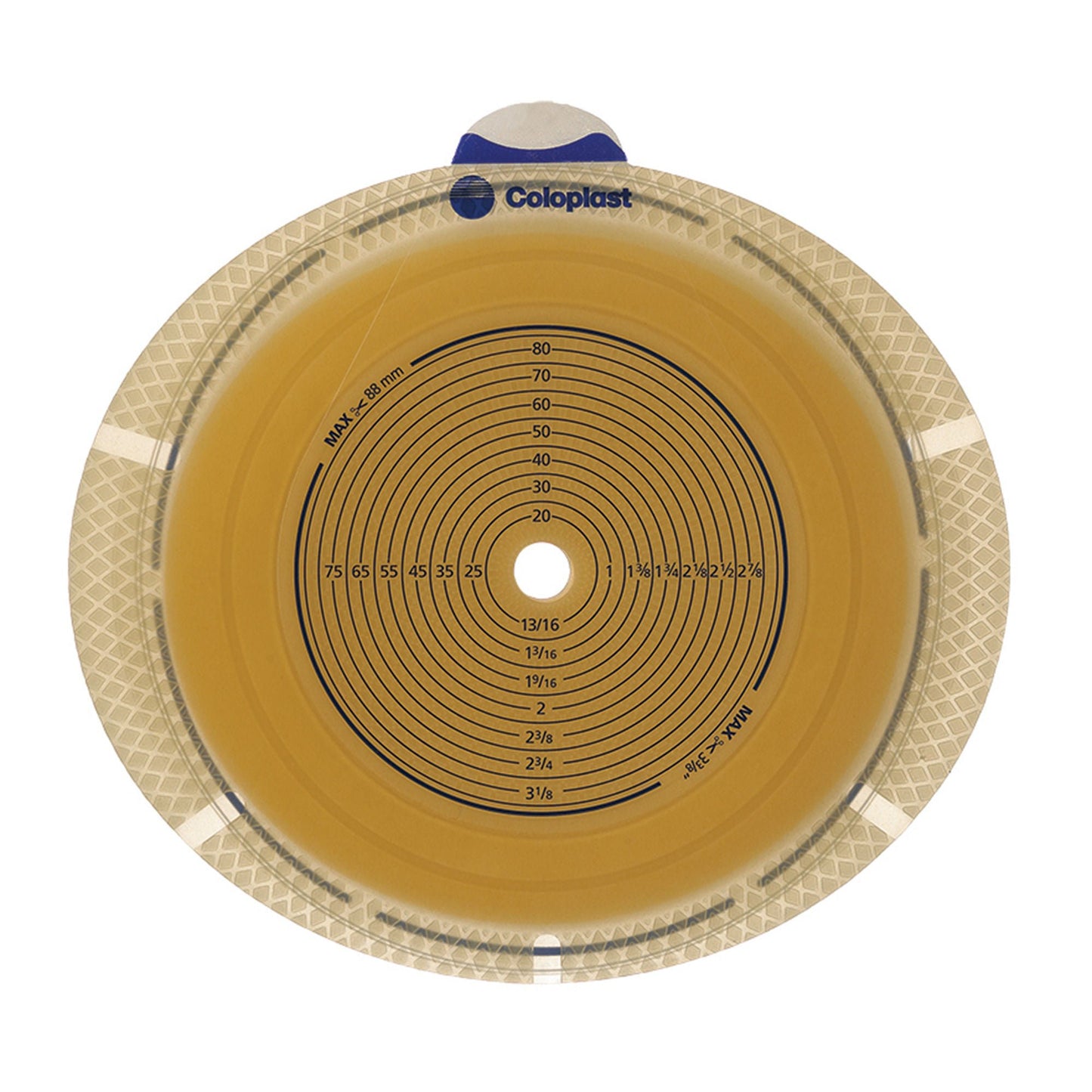 SenSura® Flex Flat Ostomy Barrier, Trim to fit , Gray Match