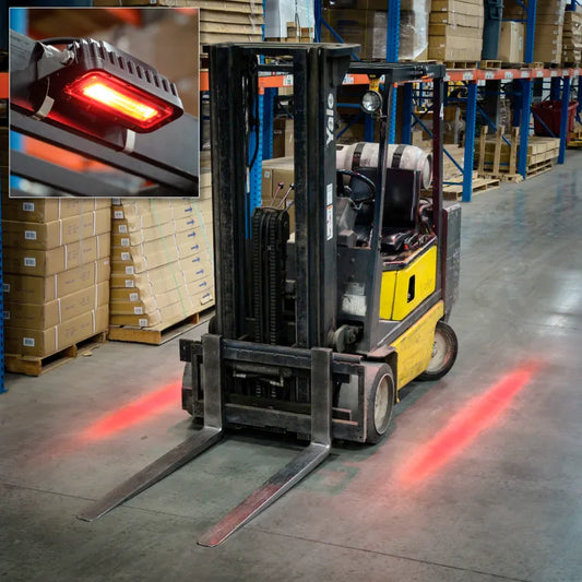 LED Forklift Red Zone Pedestrian Safety Warning Light