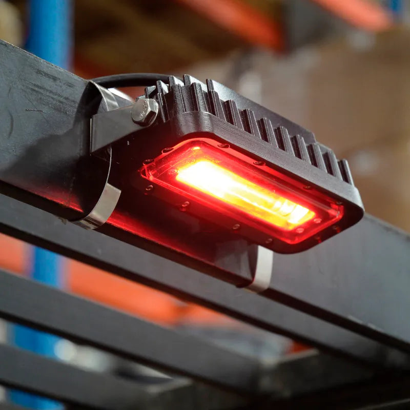 LED Forklift Red Zone Pedestrian Safety Warning Light