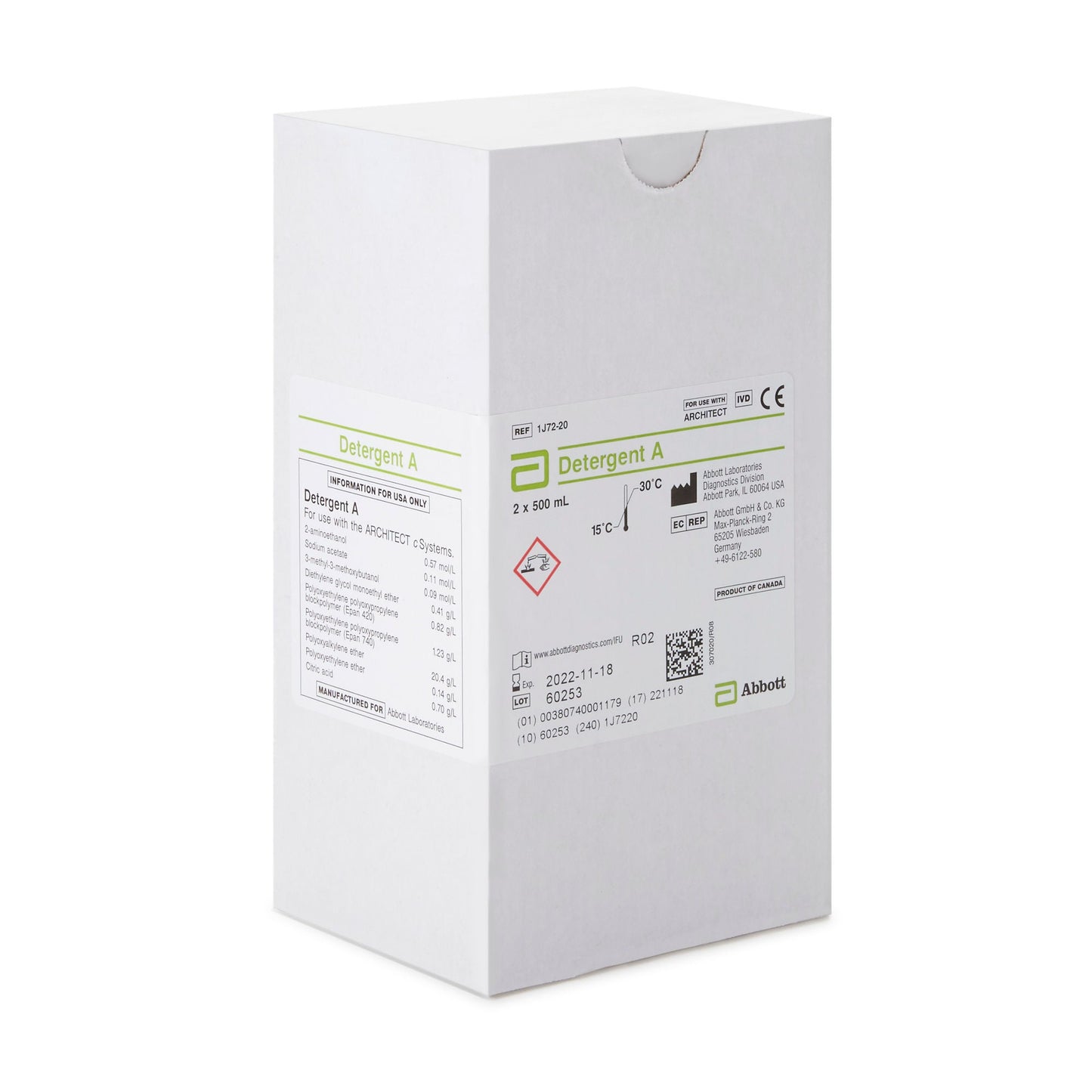 Architect™ Detergent A Reagent for use with Architect C16000 Analyzer